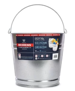 Behrens 14 Quart Galvanized Steel Pail