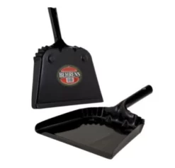 Behrens 12" Metal Dust Pan, Black