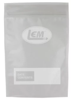 LEM Zipper Top Vacuum Bags - 8" X 12" Quart Size (18 Ct.)