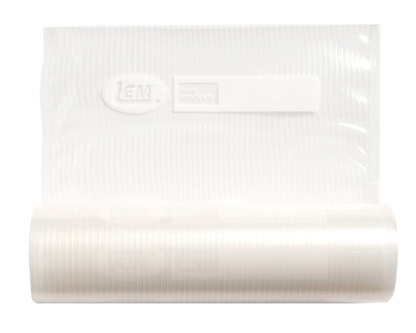 LEM MaxVac 1390 Vacuum Bag Roll 11" X 16 FT. - 2 Count