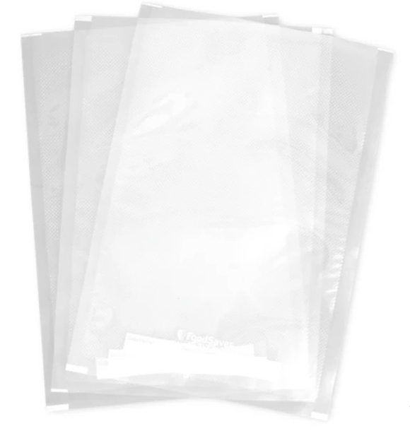 FoodSaver Pre-Cut Quart Vacuum Seal Bags, 20 Count