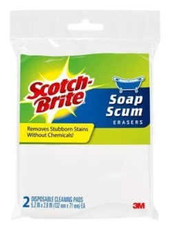 3M Scotch-Brite Soap Scum Eraser - 2 Pack