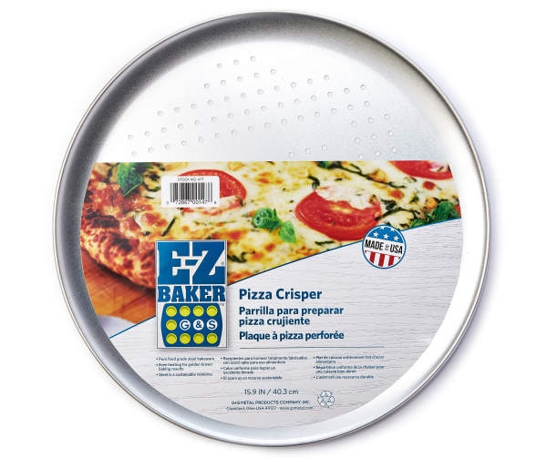 G&S Metal E-Z Baker Non-Stick 16" Pizza Crisper Pan