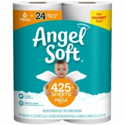Angel Soft Mega Toilet Paper - 6 Pack