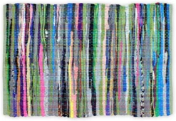 Home Essentials Multi-Color Rag Rug – Assorted Colors