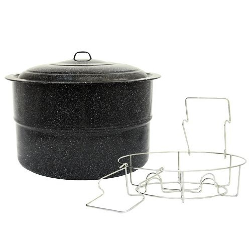 Granite Ware 33 Qt. Canner, Black
