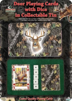 River's Edge Mossy Oak Deer Cards & Dice