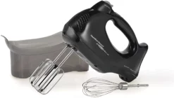 Hamilton Beach Hand Mixer with Snap-On Case - Black