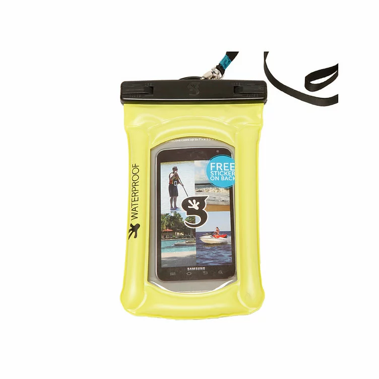 Gecko Float Phone Dry Bag-Green