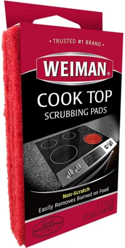 Weiman Cook Top Scrubbing Pads – 3 Pack