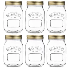 Kilner 17 Oz. Canning Jar, 6-Pack