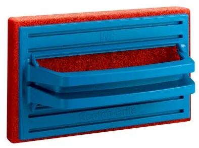 3M Scotch-Brite Floor Scrubber, Red Handle - Image 2
