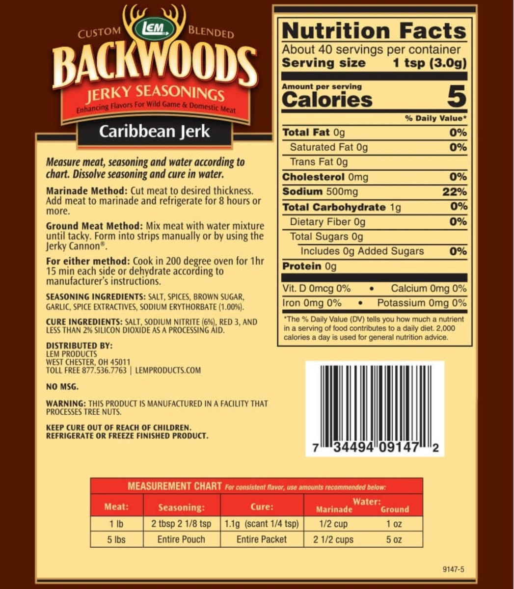 LEM Backwoods Jerky Seasonings - Makes 5 lbs Jerky - Image 6
