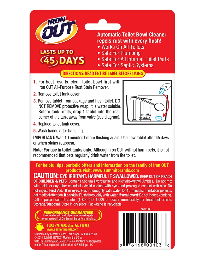 Iron OUT® Automatic Toilet Bowl Cleaner - Image 2