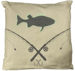 Sutton Home Bass Decor Pillow, 18"x18"