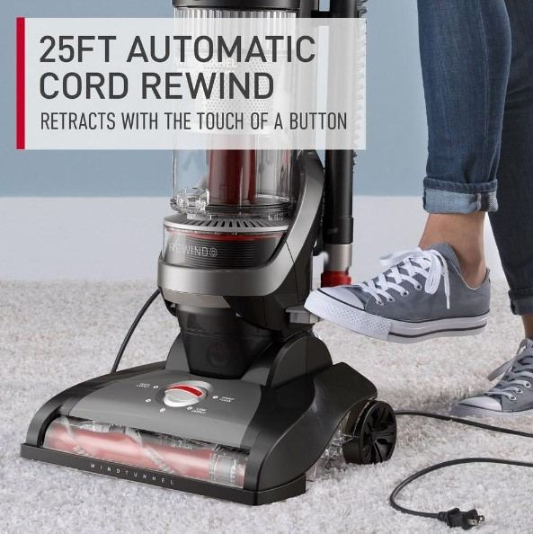 Hoover WindTunnel Rewind Pro Upright Vacuum - Image 2