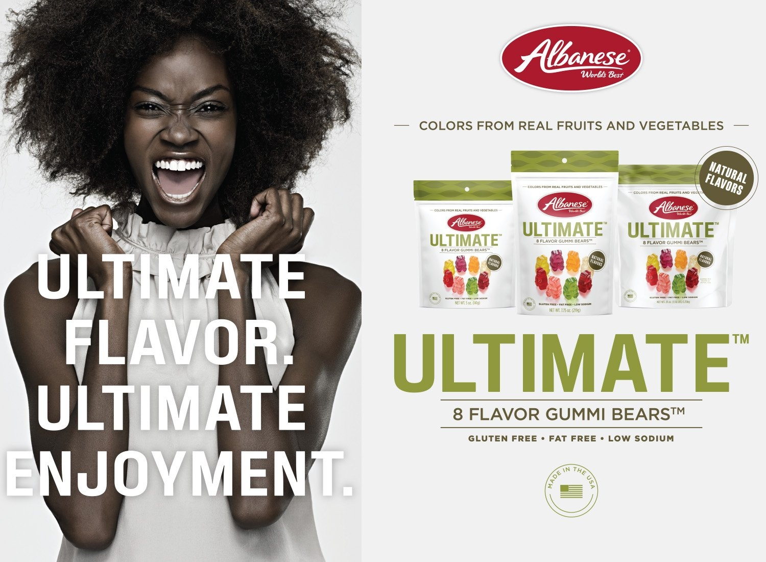 Albanese Ultimate™ 8 Flavor Gummi Bears™ 7.75oz Gusset Bag - Image 4