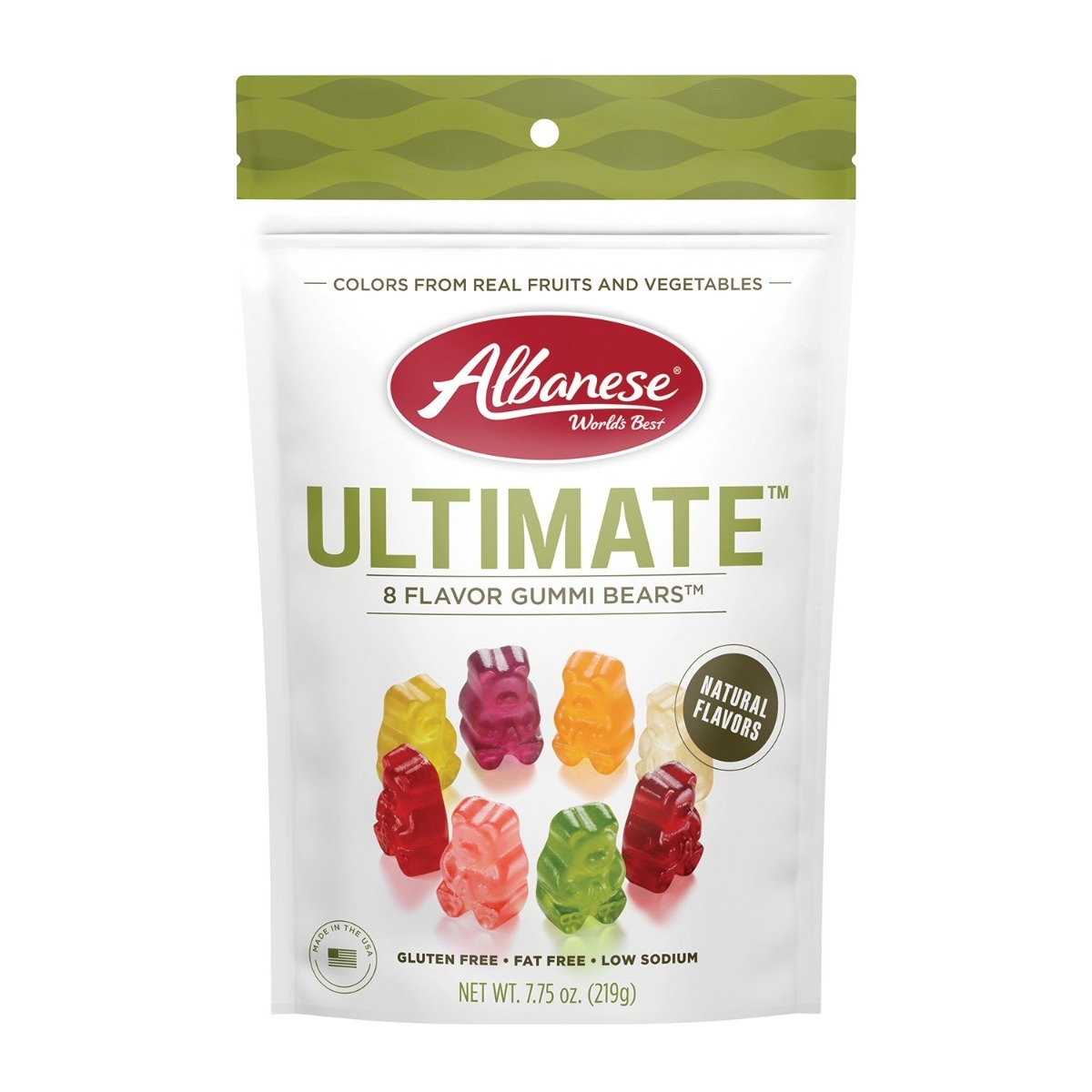 Albanese Ultimate™ 8 Flavor Gummi Bears™ 7.75oz Gusset Bag